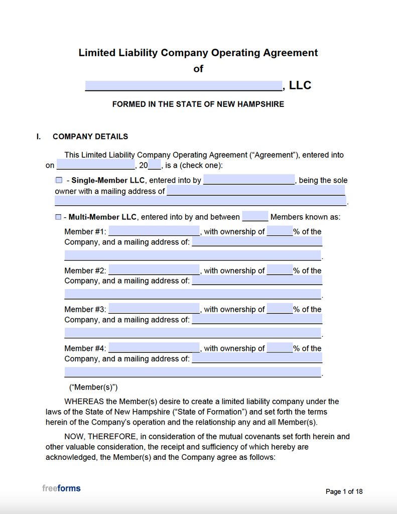 Download New Hampshire Load Layout in PDF